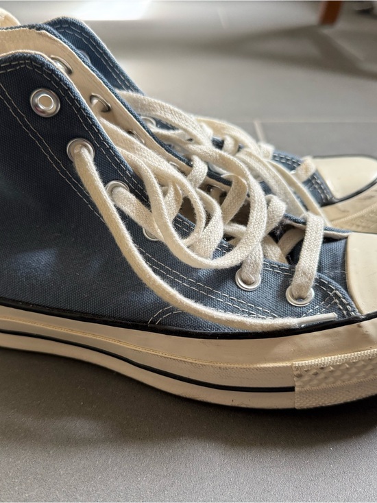 Converse Shoes - Converse High Top Sneakers in Navy Blue and White